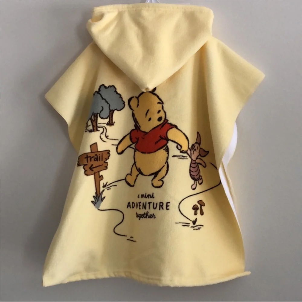 Disney Baby Yellow Winnie the Pooh Hooded Poncho